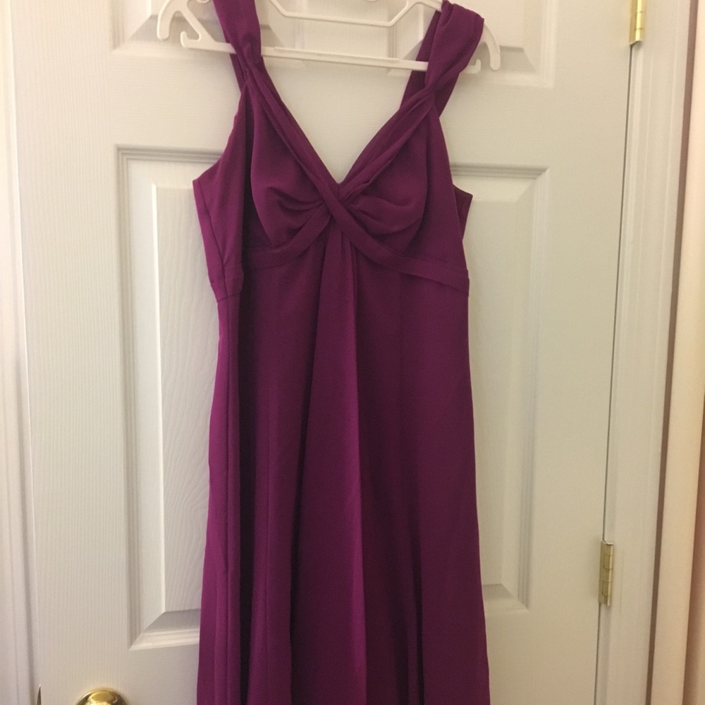 EUC Magenta size 6 LAUREN Ralph Lauren midi dress